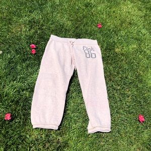 VS PINK crop sweatpants